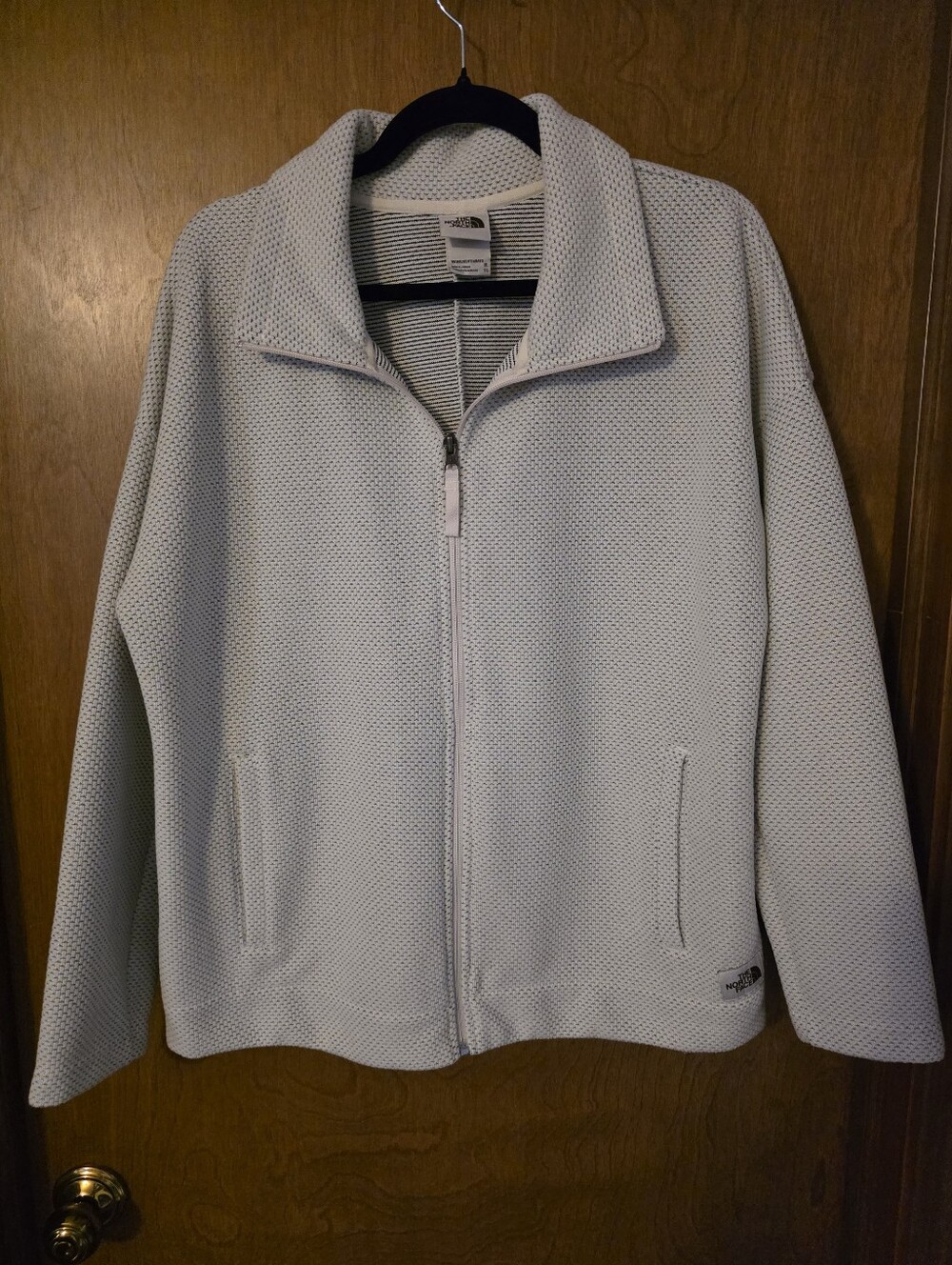 The North Face Women's Light Gray Full-Zip Jacket